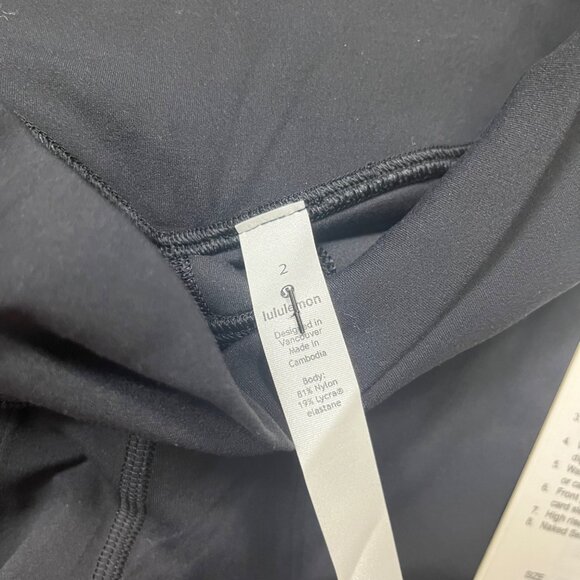 Lululemon Athletic Align HR Jogger Pants Crop Black NWT Women’s Size 2 - Picture 6 of 7